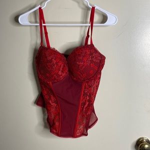 Red Adore me corset top